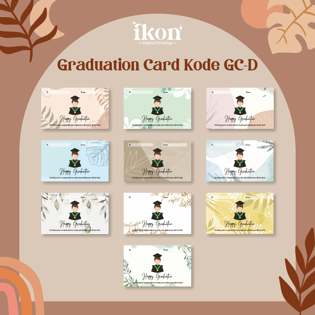 Jual GRADUATION CARD / KARTU UCAPAN WISUDA/ GRADUATION GREETING CARD