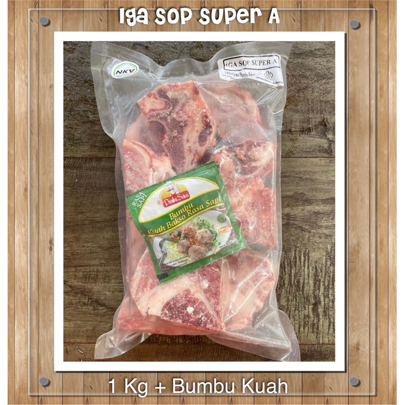 Jual Tulang Iga Sapi Tulang Sop Iga Sop Tebal Super 1 Kg Bumbu