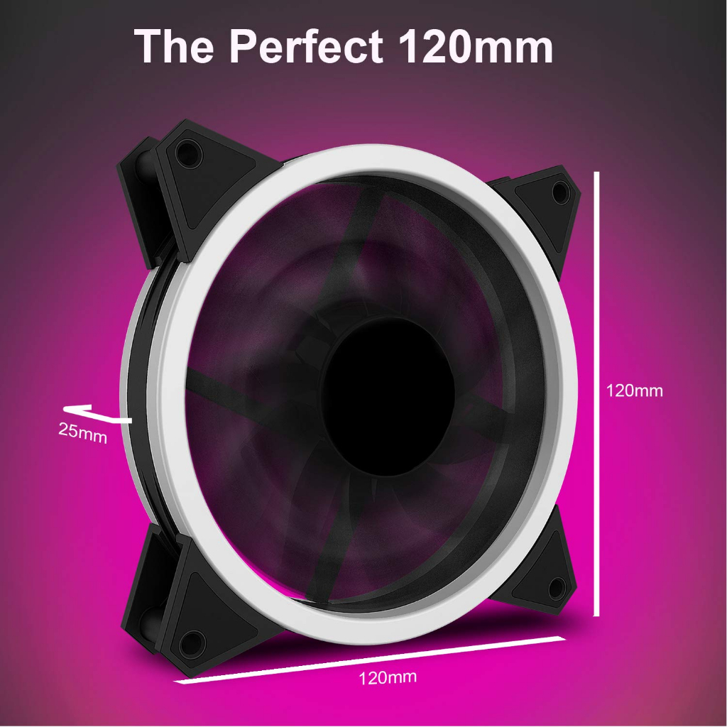 Jual PC Cooling FAN Casing 120mm ARGB Sync ASUS AURA Asrock MSI Kipas ...