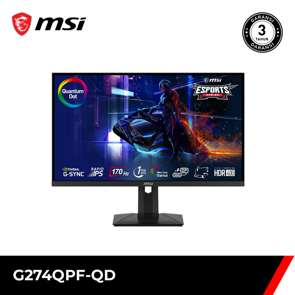 Jual MSI Monitor LED Rapid IPS G274QPF-QD 27" Inc | Shopee Indonesia