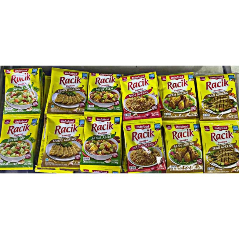 Jual Indofood Racik Tempe Goreng / renceng isi 10 pack | Shopee Indonesia
