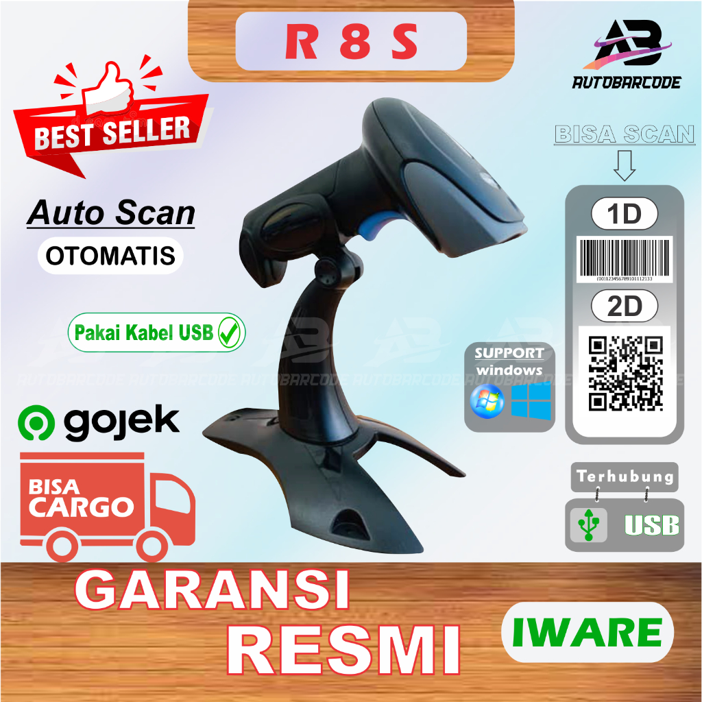 Jual Iware D R S Barcode Scanner E Faktur Scanner D Autoscan Qr Code Shopee Indonesia