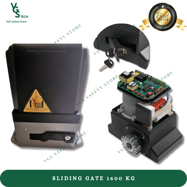 Jual Automatic Sliding Gate 1600 Kg Mesin Pagar Otomatis | Shopee Indonesia