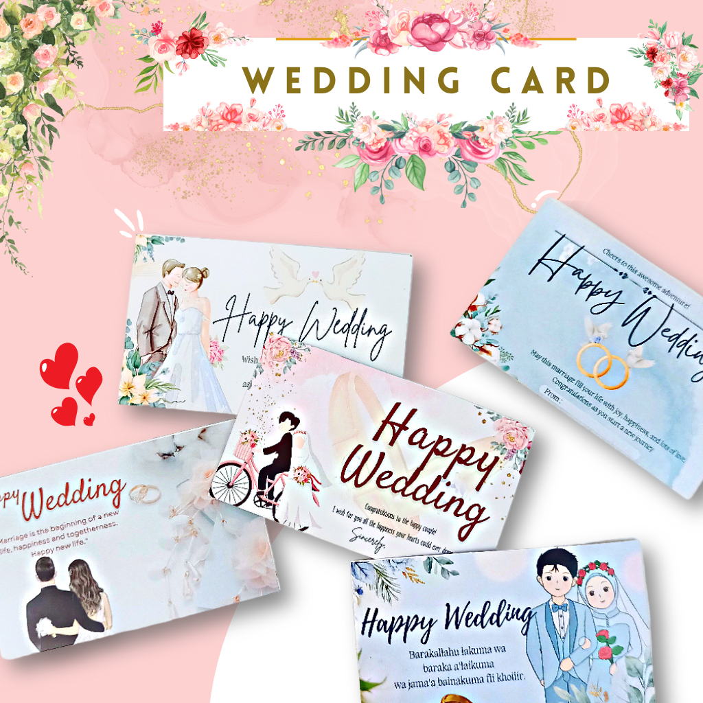 Jual Kartu Ucapan Pernikahan Wedding Card Spesial Bisa Order Satuan