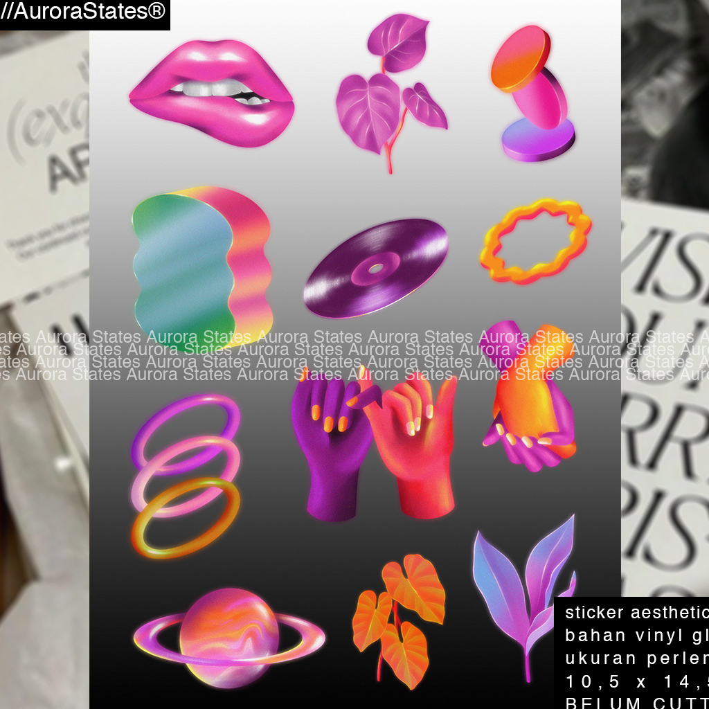 Jual Airbrush Sticker Packs Sticker Airbrush Vinyl Anti Air Stcker