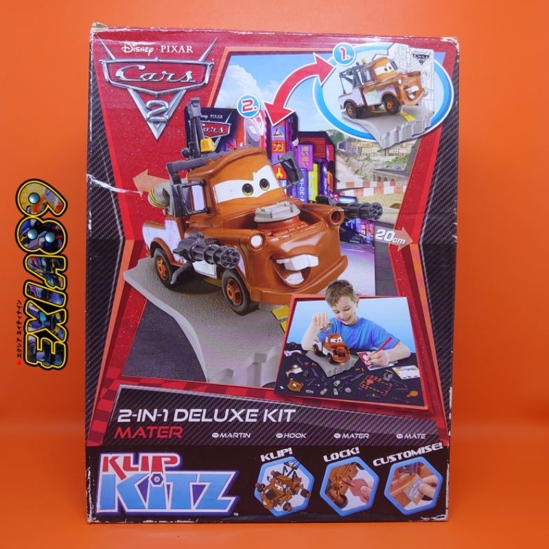 Jual Disney Pixar Cars 2 2 in 1 Deluxe Kit Mater Klip Kitz Shopee Indonesia