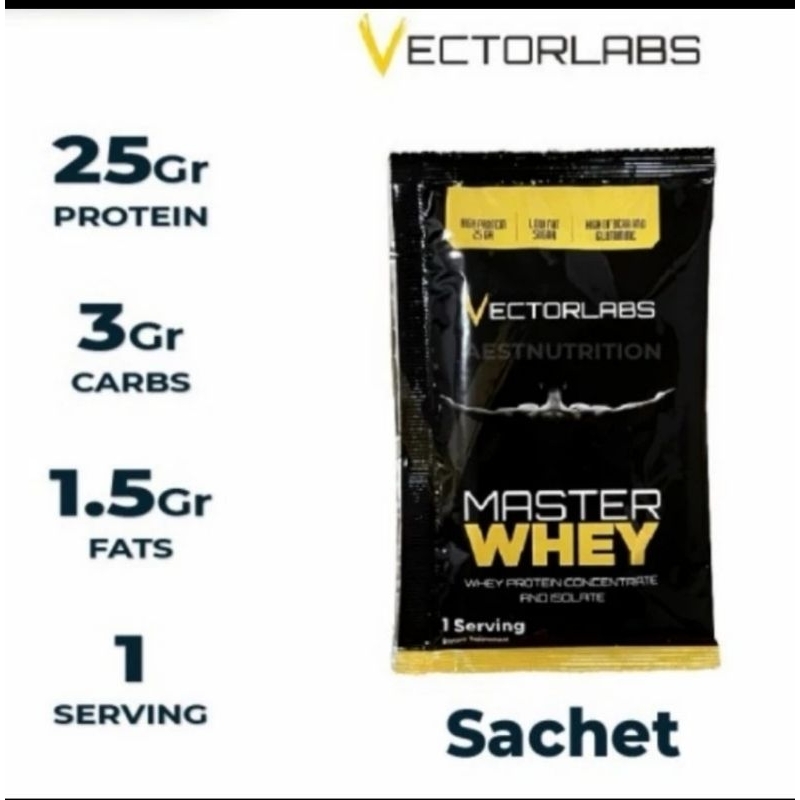 Jual Vectorlabs sachet master whey protein sachet Natlab protein ...