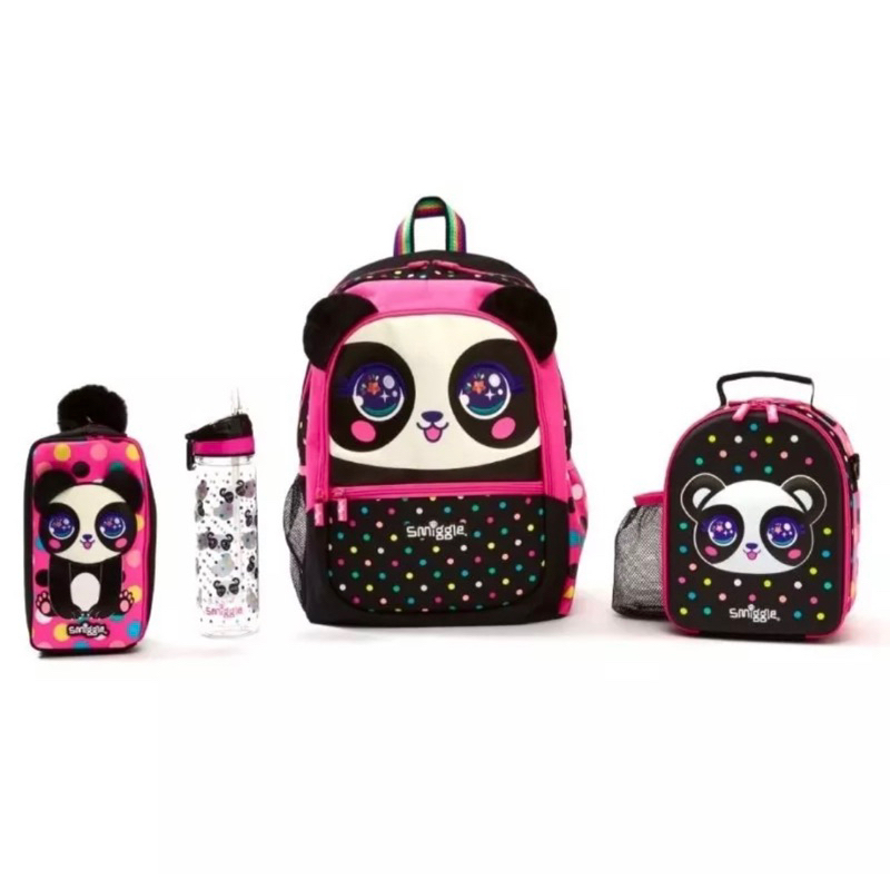 Smiggle panda backpack hotsell