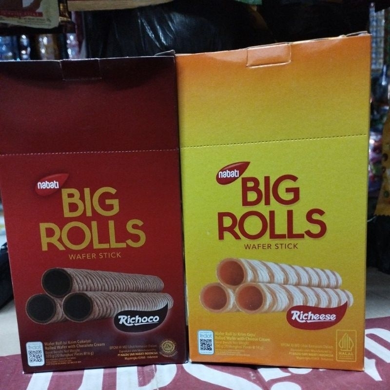 Jual Nabati Big Rolls Wafer Stick 1box Shopee Indonesia