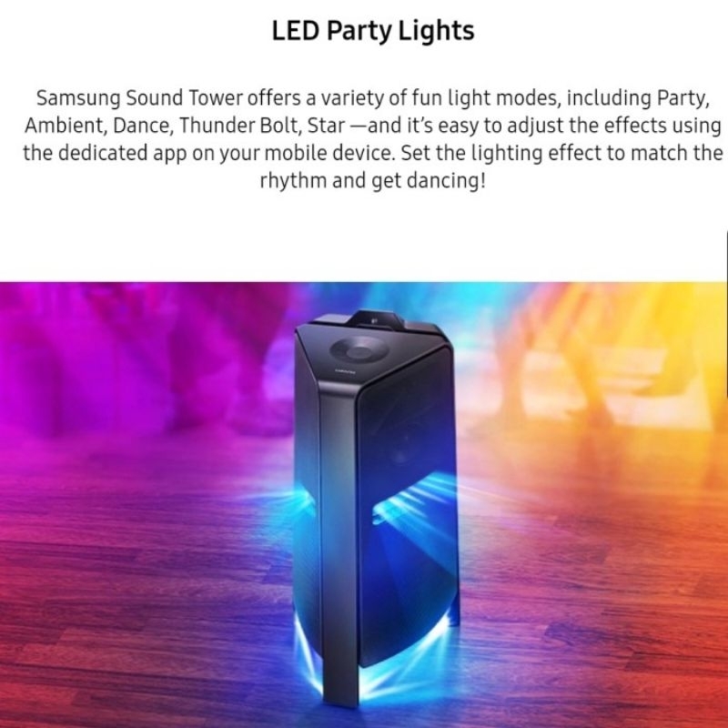 Jual SAMSUNG MX T70 - SOUND TOWER SPEAKER PORTABLE PARTY KARAOKE ...