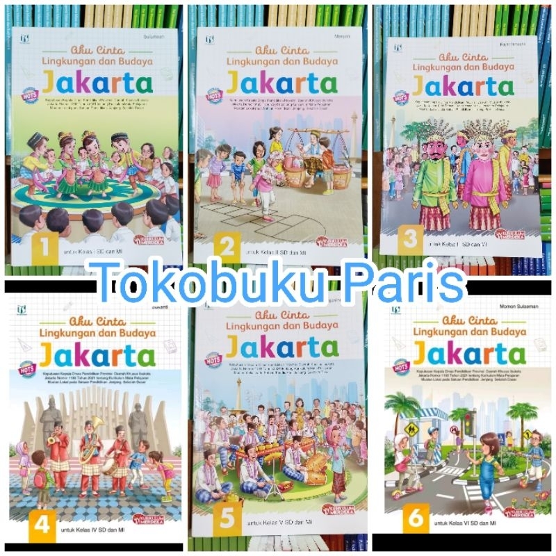 Jual Buku Aku Cinta Lingkungan Dan Budaya Jakarta PLBJ SD MI Kelas 1 2 ...