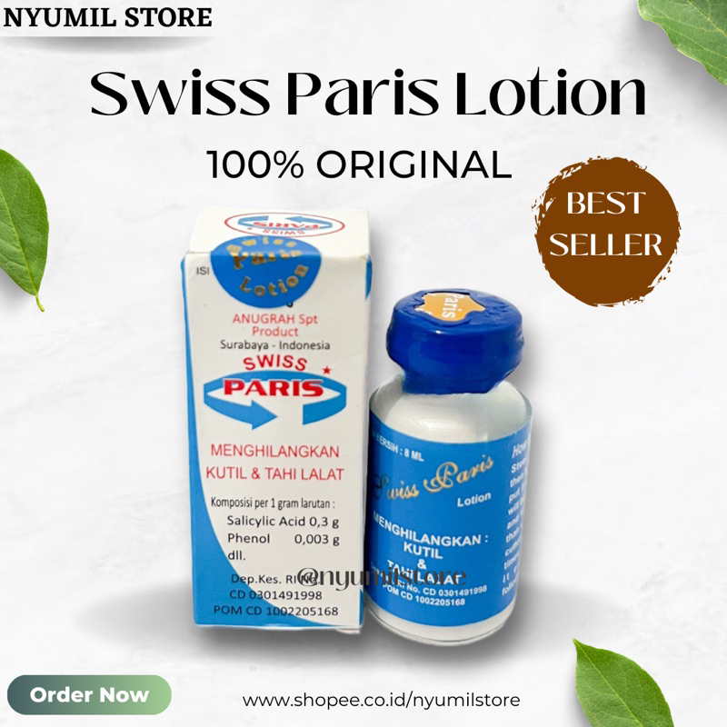 Jual SWISS PARIS Lotion Original Asli Permanen Tanda Lahir di Wajah