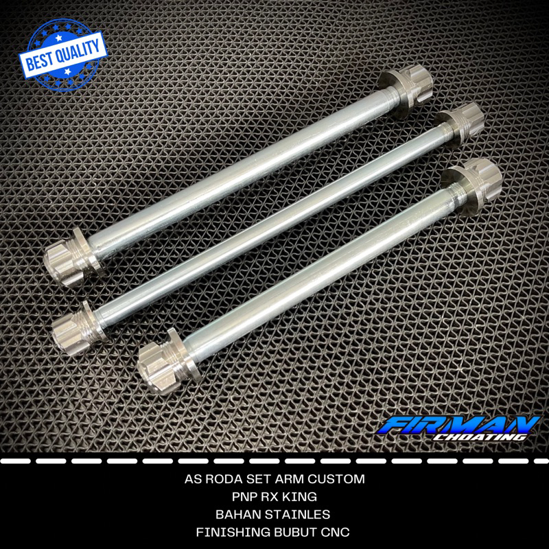 Jual AS RODA CUSTOM DEPAN BELAKANG DAN ARM RX KING BAHAN STAINLES