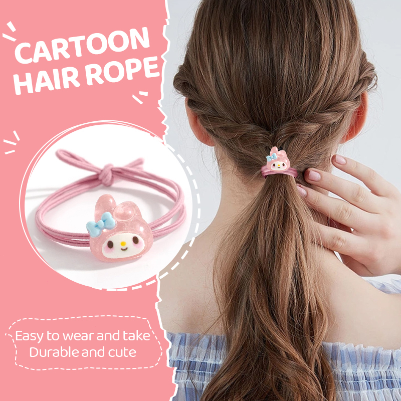 Jual Rambut Lucu Kartun Cinnamoroll Tinggi Elastis Manis Hiasan Rambut ...