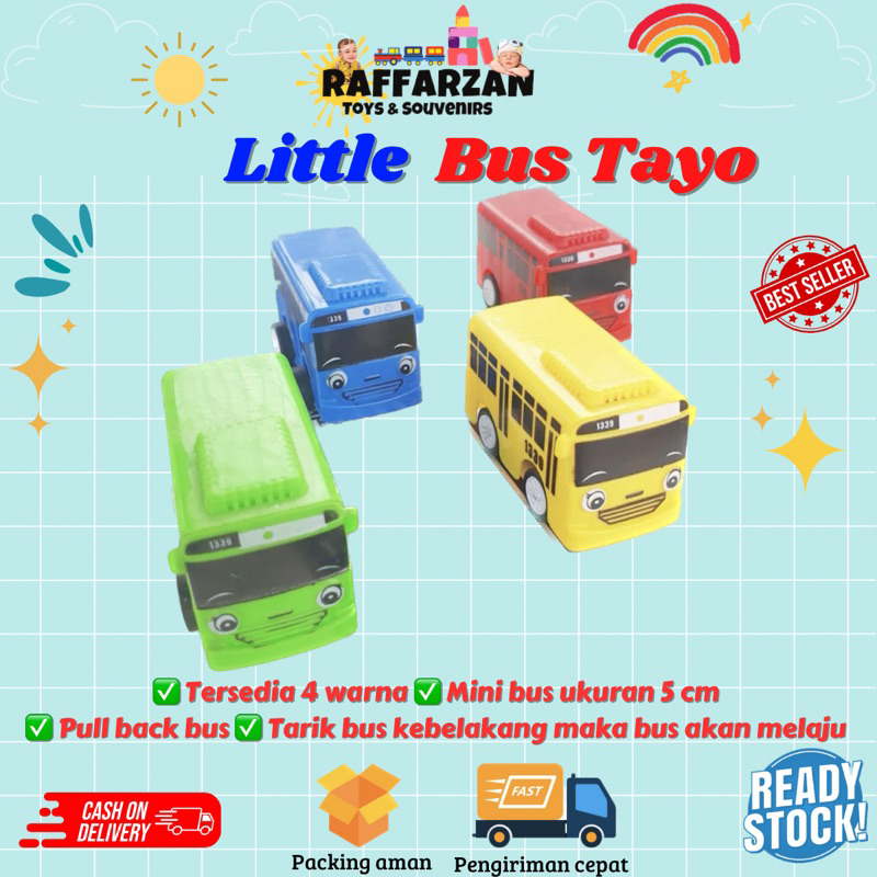 Jual Mobil Bus Tayo Mini Mainan Anak Cowok Bis Tayo Kecil Mobil Bus ...