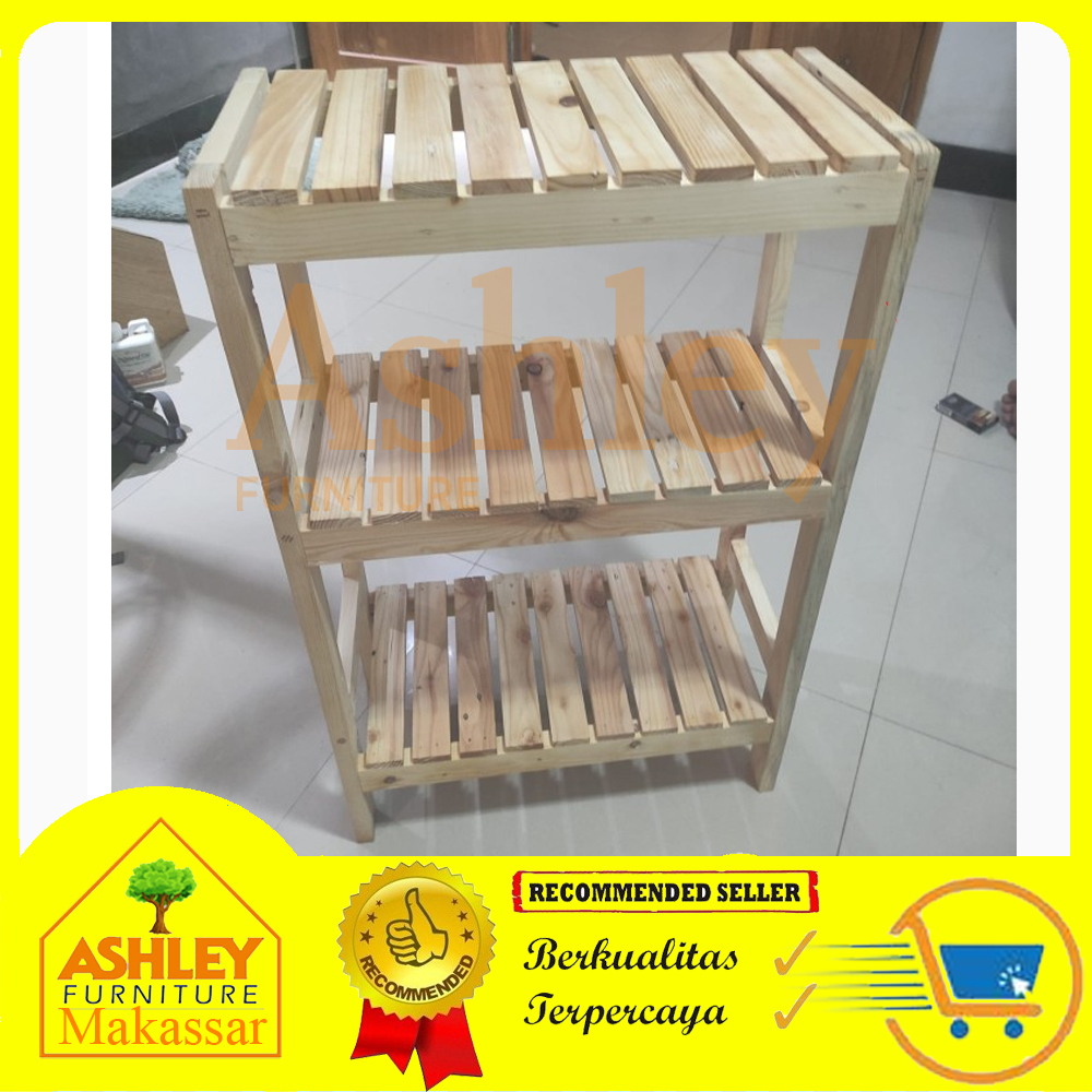 Jual Otto Wooden Shelf Cm Tingkat Rak Kayu Rak Serbaguna Otto Shopee Indonesia