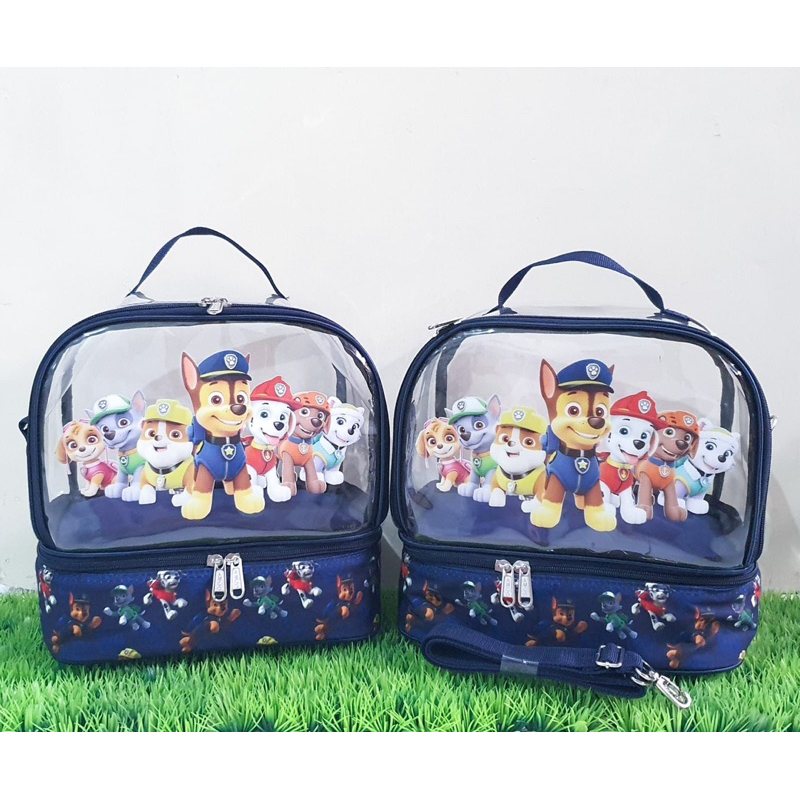 PAW PATROL Rugzak met Lunchtas voor Kinderen Schooltas Jongens Meisjes Kleuterrugzak Bijpassende Geïsoleerde Tas Set, blauw, Eén maat, Casual