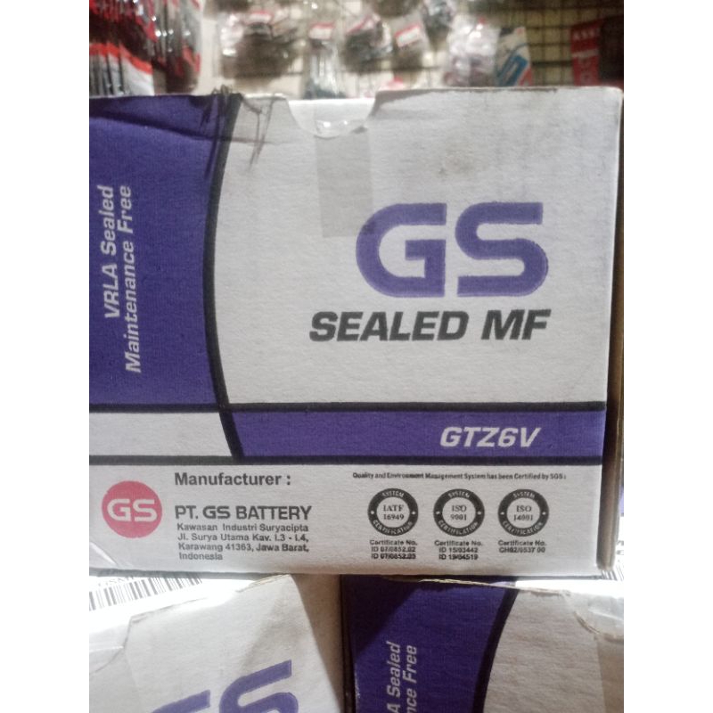 Jual Aki GS ASTRA MF (GSMF-GTZ-6v) | Shopee Indonesia