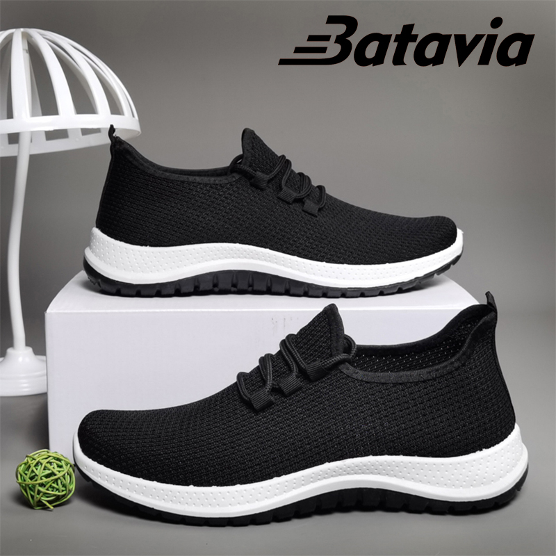 Jual Batavia Grosir Sepatu Kanvas Wanita Rajut Sepatu Wanita Sepatu Tanpa Tali Hitam Sepatu