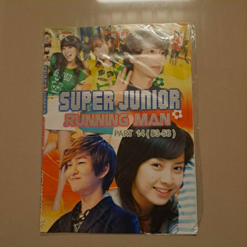 Jual KASET DVD Super Junior Running Man PART 14 ( 53 58 ) Shopee