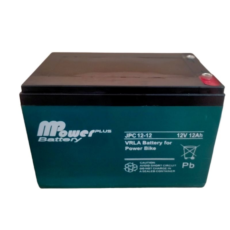 Jual AKI SEPEDA LISTRIK // MPOWER 12V 12AH / 2HR // TERMINAL BAUT