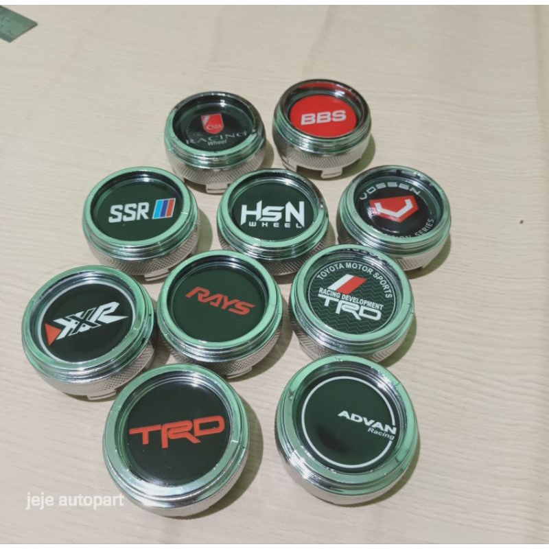 Jual dop roda tutup velg variasi crom tabung diameter 6cm | Shopee ...