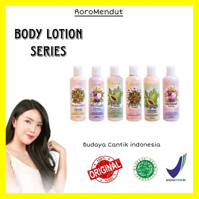 Jual Roro Mendut Whitening Brightening Body Lotion | Shopee Indonesia