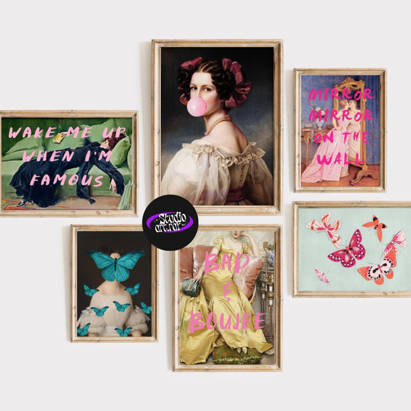 Jual Poster Dinding Aesthetic | Poster Dinding ala korea | Hiasan