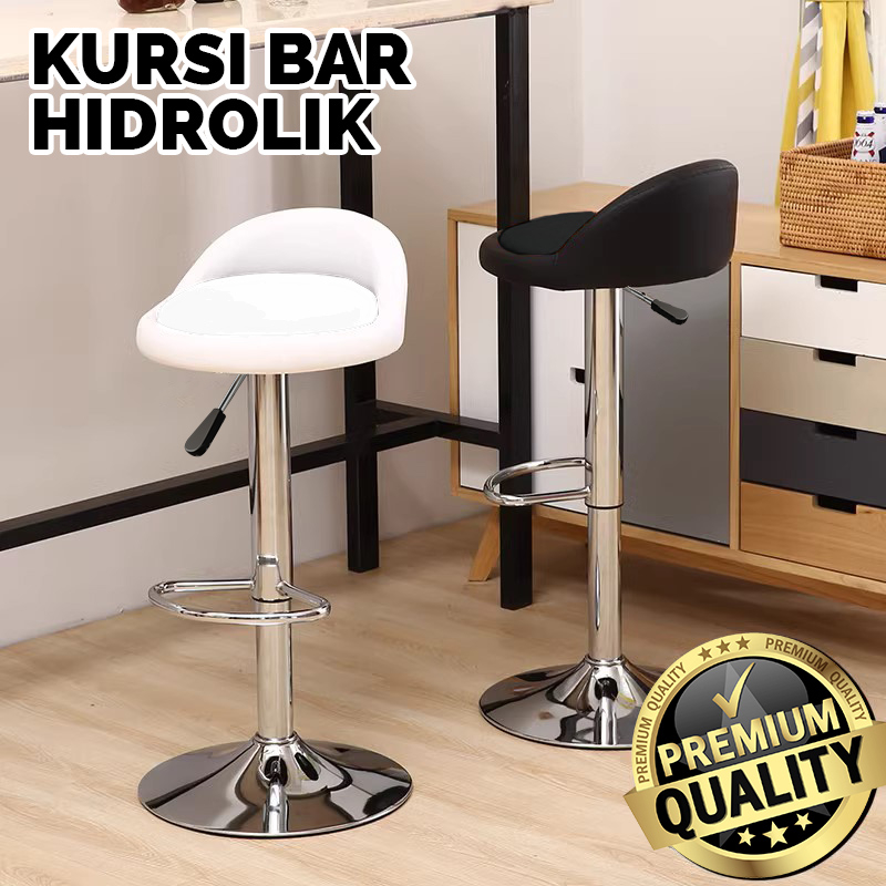 Jual Kursi Bar Hidrolik Bar Stool Bangku Cafe Makan Kursi Kitchenset