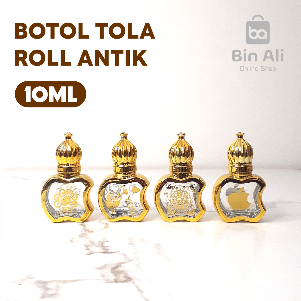 Jual BOTOL TOLA APPLE 10ML - BOTOL PARFUM ANTIK - ROLL ON | Shopee ...