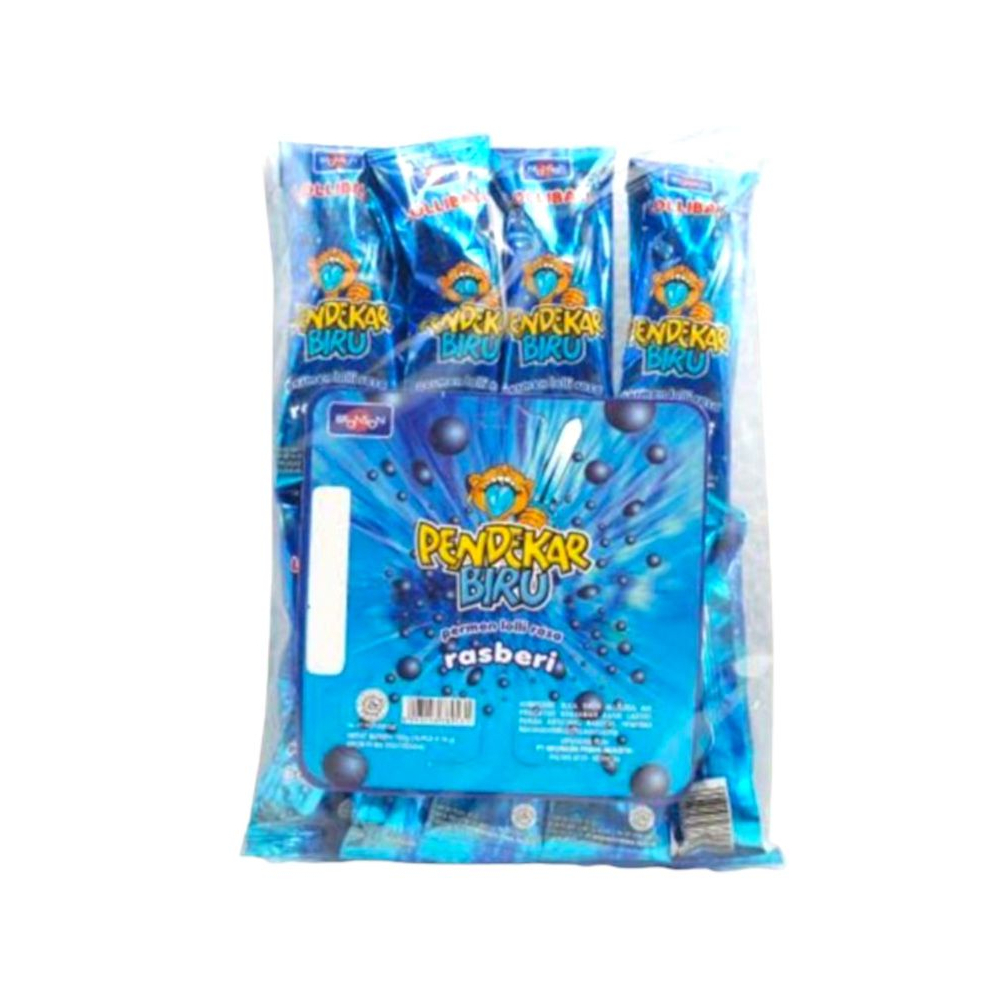 Jual Pendekar Biru Permen Lolipop RENCENG | Shopee Indonesia