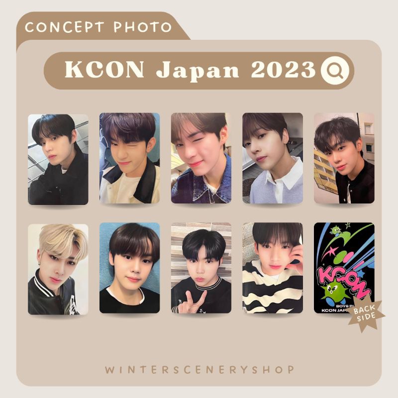 Jual ‼️UNOFFICIAL‼️PHOTOCARD ZB1 - KCON Japan 2023 zerobazeone | 1 set ...