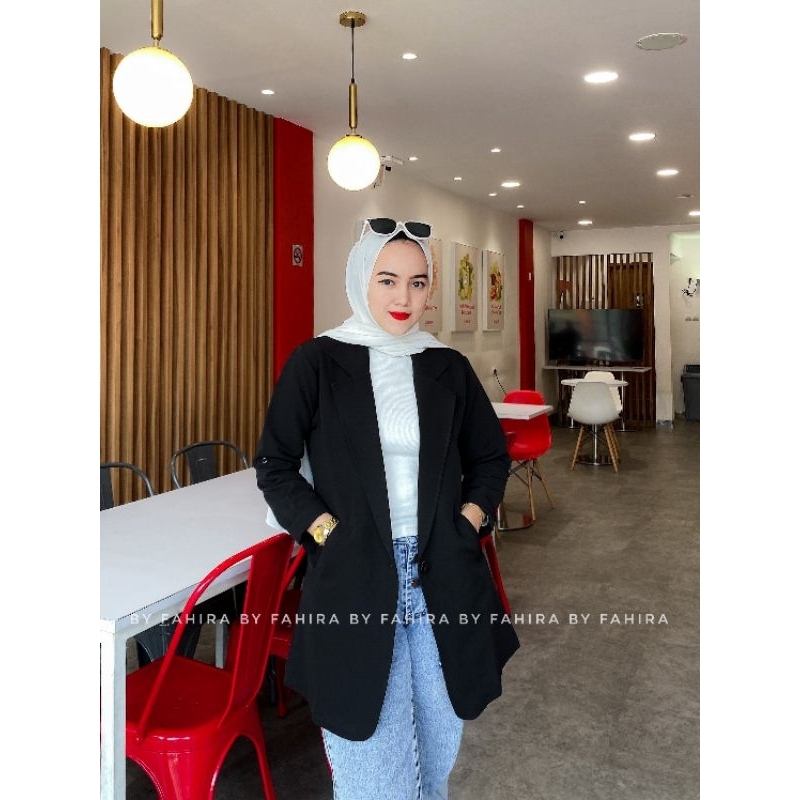 Jual BLAZER FAHIRA/CARDIGAN FAHIRA/OUTER FAHIRA | Shopee Indonesia