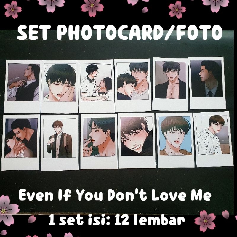 Jual Set Fotophotocard Manhwa Even If You Dont Love Me Blyaoi Shopee Indonesia 2648