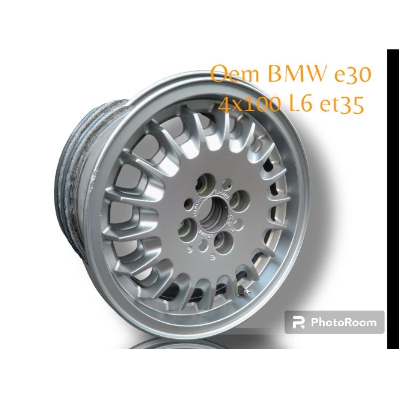 Jual (FREE ONGKIR) VELG OEM BMW e30 RING 14 PCD 4X100 LEBAR 6 ET35 ...