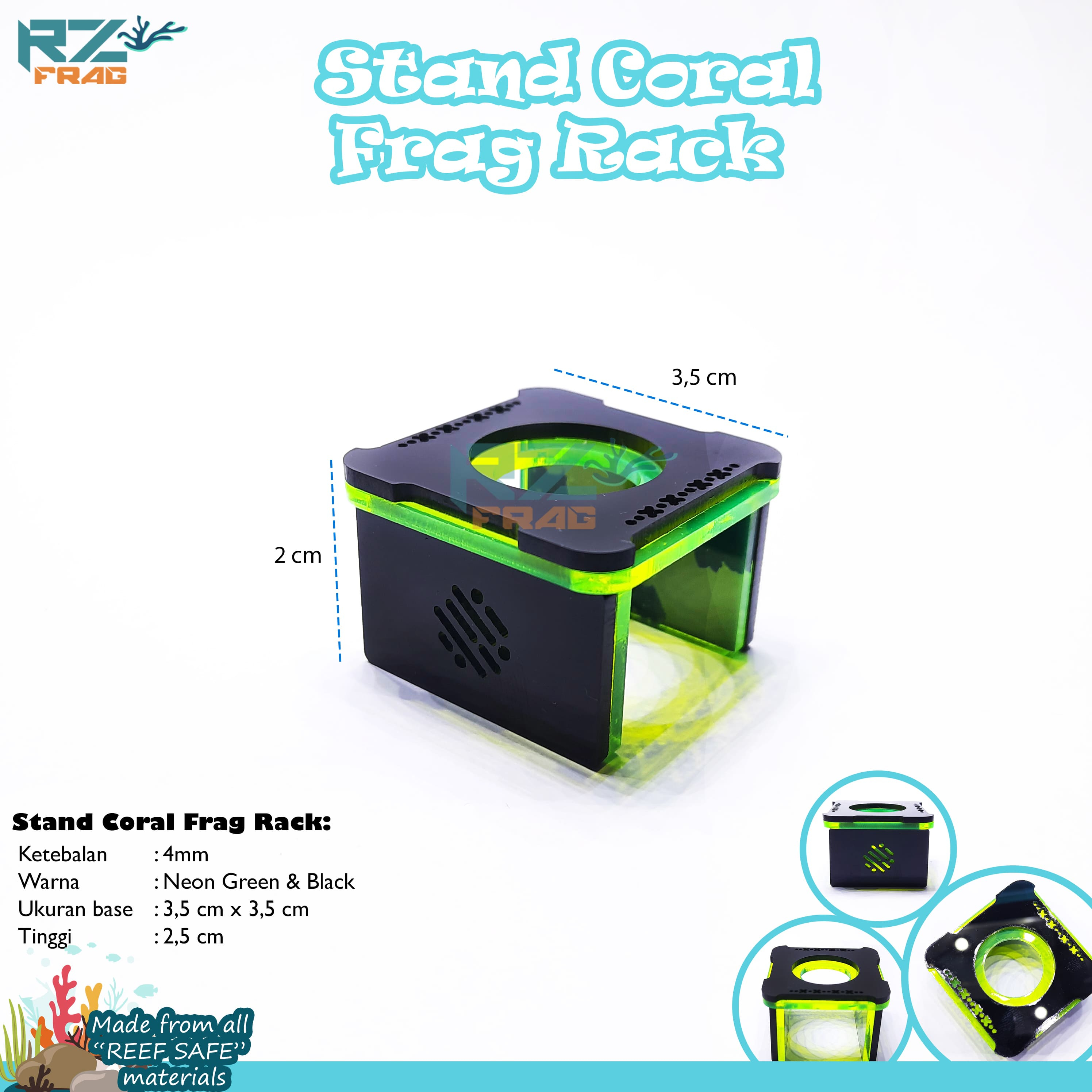Frag Pouch N52 Mag Rack Pro – Magnetic Coral Frag Rack For - Foto 2