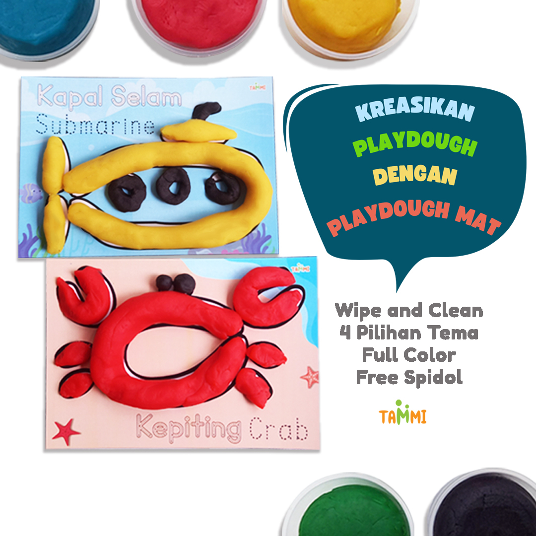Jual Playdough mat / Play Doh mat / Play Dough mat / Playdoh mat