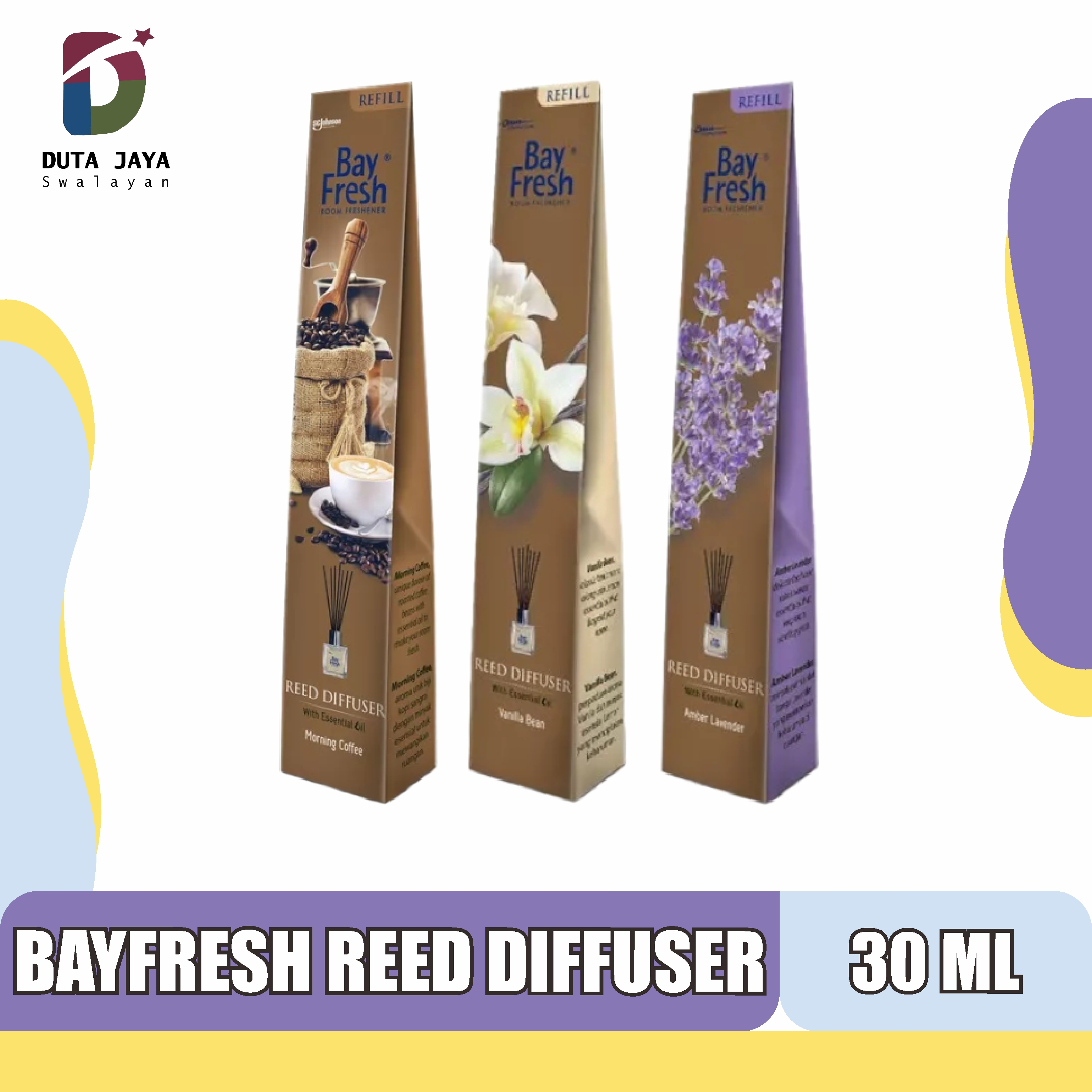 Jual BayFresh Reed Diffuser Refil Air Freshener Pengharum Ruangan ...