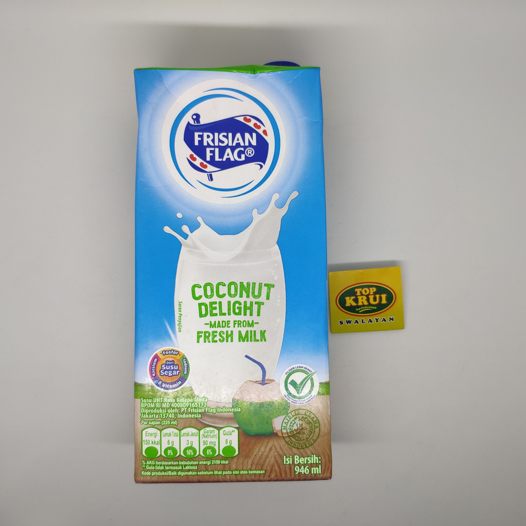 Jual Frisian Flag UHT Coconut Delight | Susu Bendera UHT Coconut ...