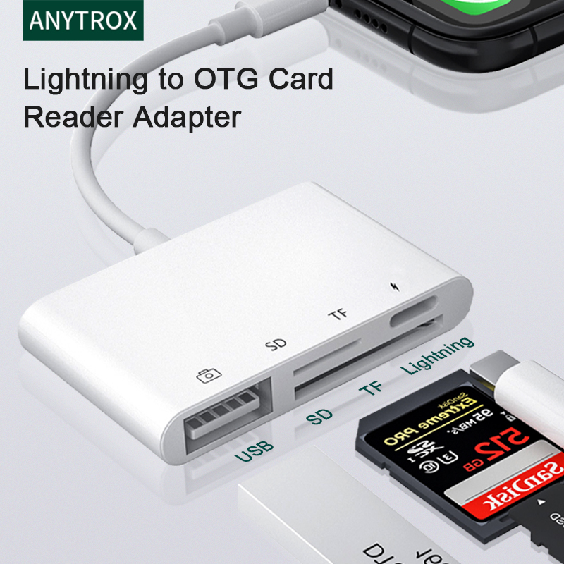 Jual Anytrox iPhone Lightning To Camera Connaction Kit 4in1 Card Reader