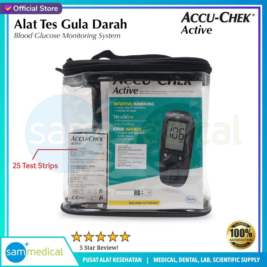 Jual Accu Chek Accuchek Active Alat Test Gula Darah Shopee Indonesia