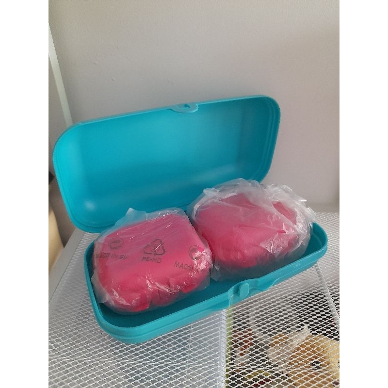Jual Tupperware set biru pink Shopee Indonesia
