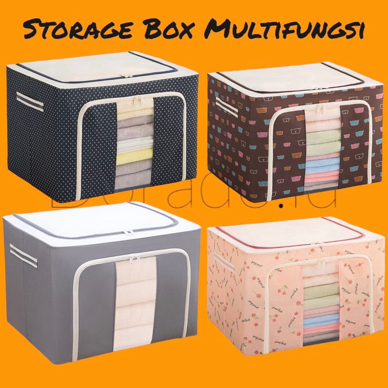 Jual 24L / 66L /72L/ 100L Lipat kotak penyimpanan pakaian serbaguna ...