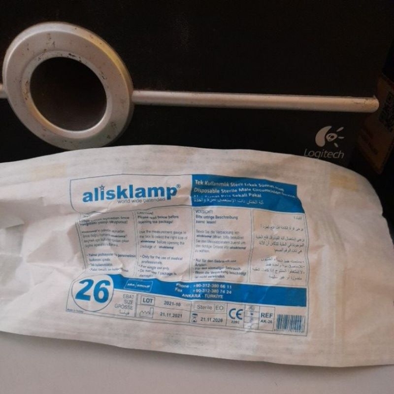 Jual alisklamp alat sunat klamp modern ukuran 12, 14, 16, 18, 20 ...