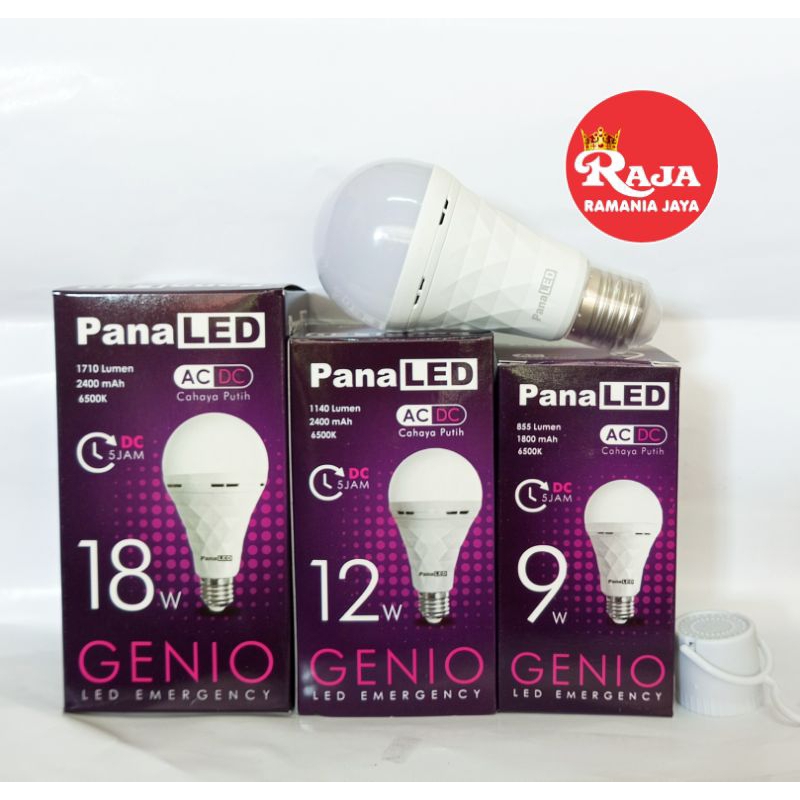 Jual New Panaled Genio Lampu Led Emergency Ac Dc Berkualitas Sni