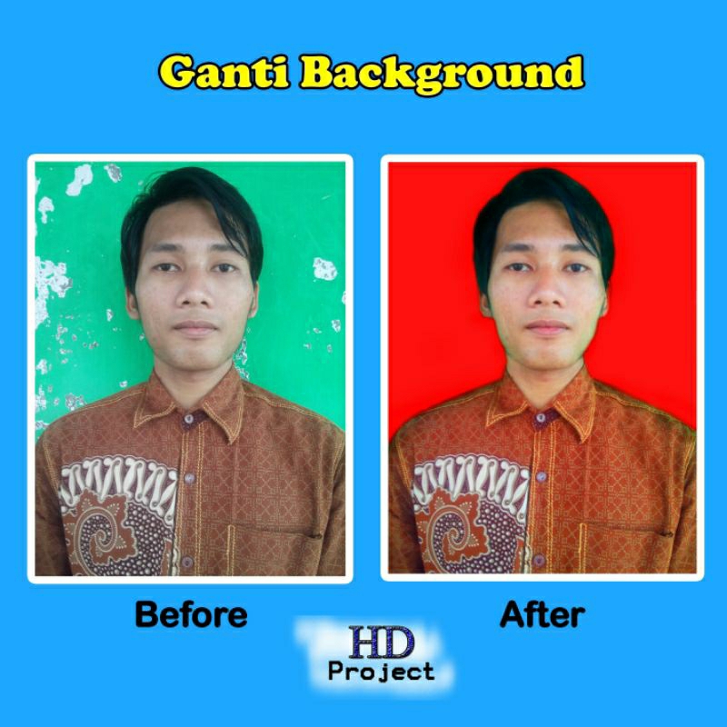Jual JASA EDIT FOTO / EDIT PAS FOTO / GANTI BACKGROUND / EDIT WARNA
