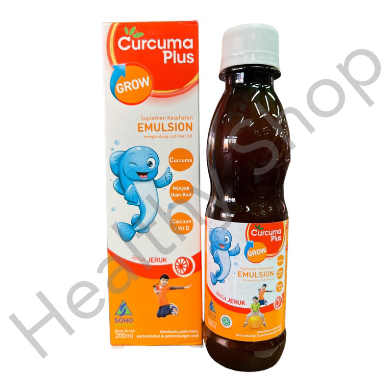 Jual Curcuma Plus Glow Emulsion Orange 200ml | Shopee Indonesia