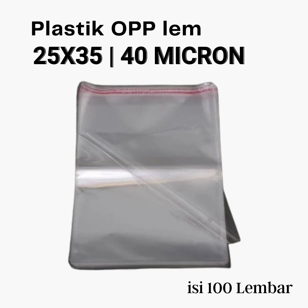 Jual Plastik Opp 25x35 Garmen Plastik Bungkus Baju Plastik Bening Lem Seal Plastik Kaca 0038