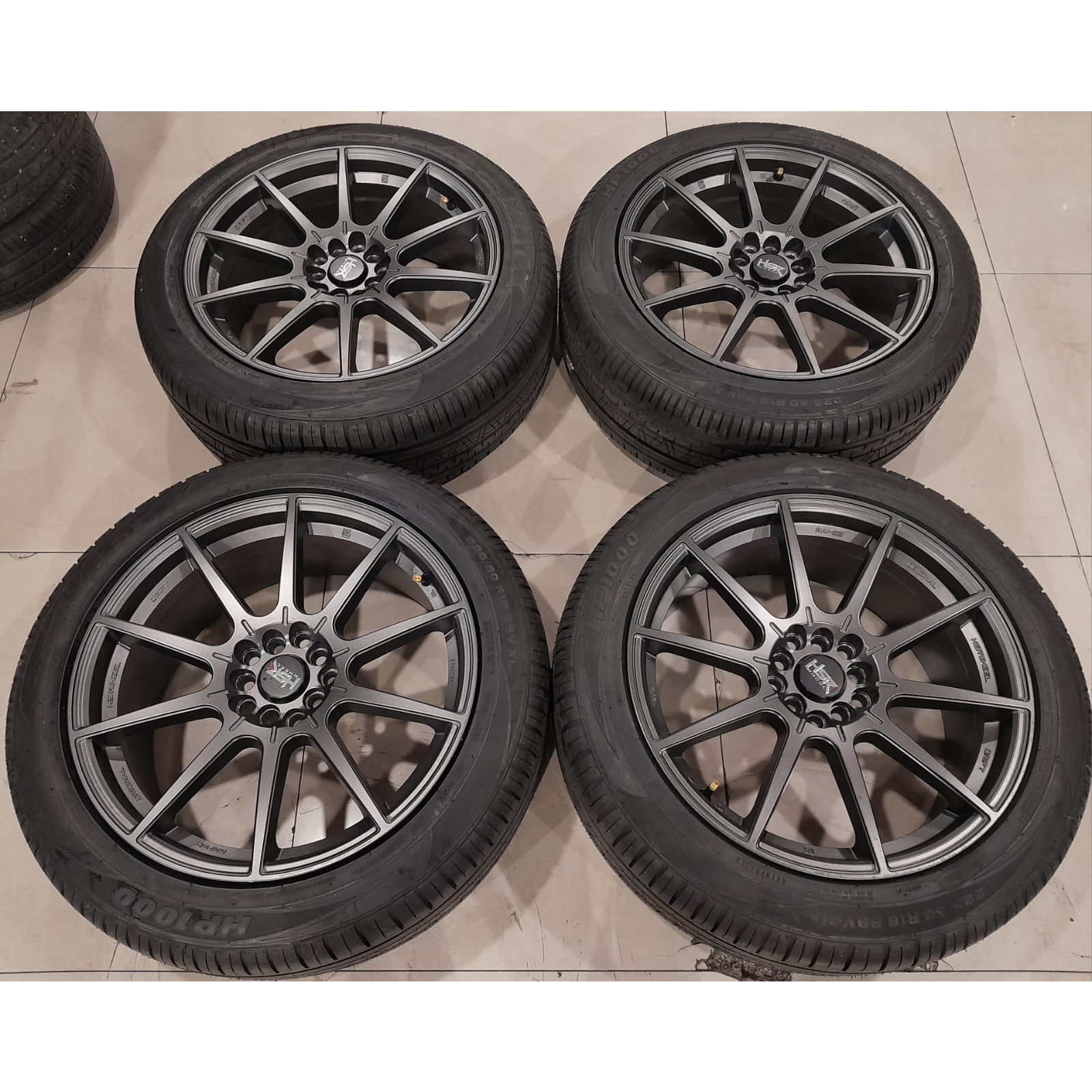 Jual VELG SEKEN RAI-S2(HSR) R18X8 10X100/114,3 ET45 GREY +BAN ZETEEX ...
