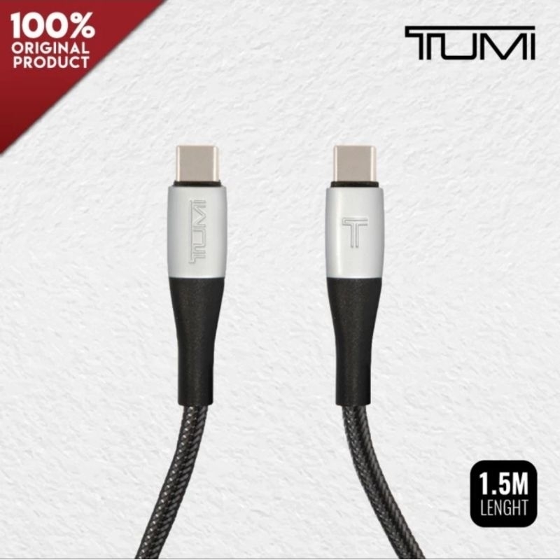 Jual Kabel Charger Usb C To Lightning - TUMI Nylon Braided 1.5m ...